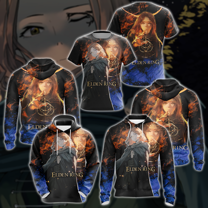 Elden Ring Melina Video Game 3D All Over Print T-shirt Tank Top Zip Hoodie Pullover Hoodie Hawaiian Shirt Beach Shorts Jogger