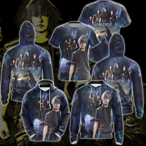 Final Fantasy XV Video Game 3D All Over Print T-shirt Tank Top Zip Hoodie Pullover Hoodie Hawaiian Shirt Beach Shorts Jogger   