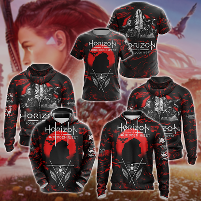 Horizon Forbidden West 3D All Over Print T-shirt Tank Top Zip Hoodie Pullover Hoodie Hawaiian Shirt Beach Shorts Jogger