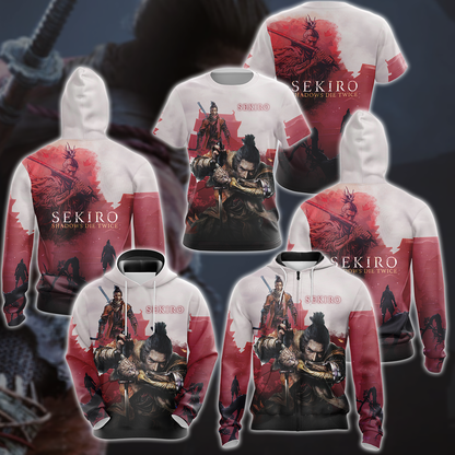 Sekiro: Shadows Die Twice Video Game 3D All Over Printed T-shirt Tank Top Zip Hoodie Pullover Hoodie Hawaiian Shirt Beach Shorts Jogger