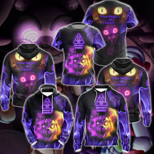 Five Nights at Freddy's: Security Breach Video Game 3D All Over Print T-shirt Tank Top Zip Hoodie Pullover Hoodie Hawaiian Shirt Beach Shorts Jogger   