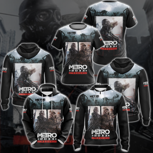 Metro 2033 Redux Video Game 3D All Over Printed T-shirt Tank Top Zip Hoodie Pullover Hoodie Hawaiian Shirt Beach Shorts Jogger   