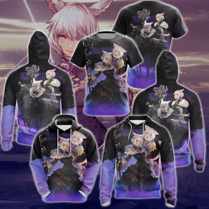 Final Fantasy XIV Y'shtola Video Game 3D All Over Print T-shirt Tank Top Zip Hoodie Pullover Hoodie Hawaiian Shirt Beach Shorts Jogger   