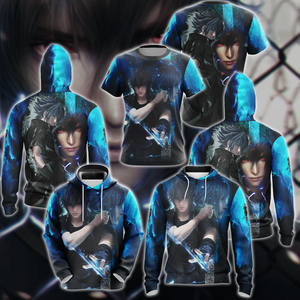 Final Fantasy XV Noctis Lucis Video Game 3D All Over Print T-shirt Tank Top Zip Hoodie Pullover Hoodie Hawaiian Shirt Beach Shorts Jogger   