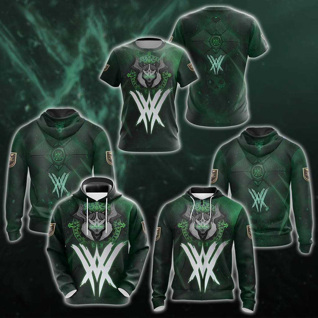 Destiny All Over Print T-shirt Tank Top Zip Hoodie Pullover Hoodie Hawaiian Shirt
