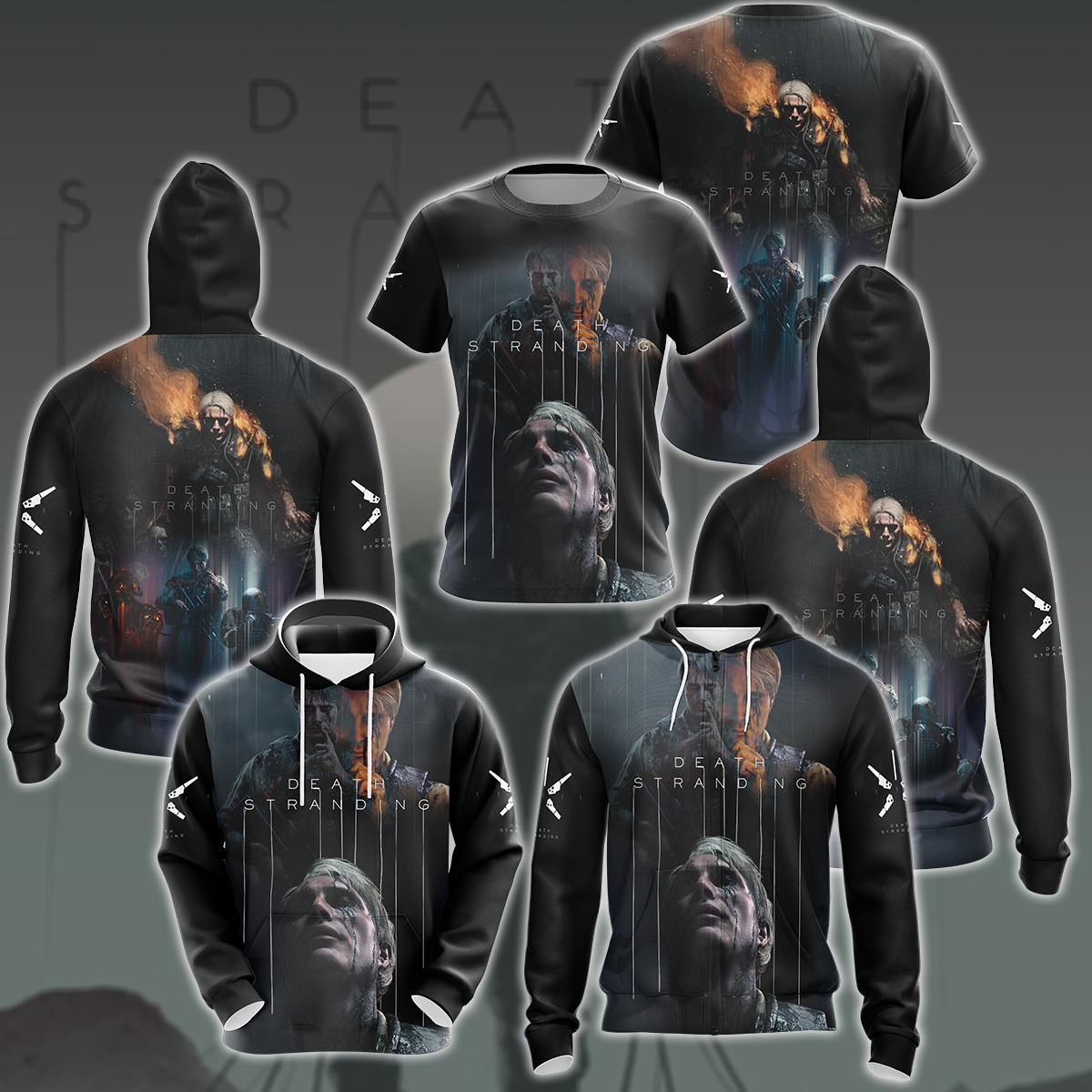 Death Stranding Video Game 3D All Over Print T-shirt Tank Top Zip Hoodie Pullover Hoodie Hawaiian Shirt Beach Shorts Jogger