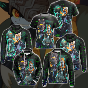 Legend of Zelda Midna Video Game 3D All Over Print T-shirt Tank Top Zip Hoodie Pullover Hoodie Hawaiian Shirt Beach Shorts Jogger   