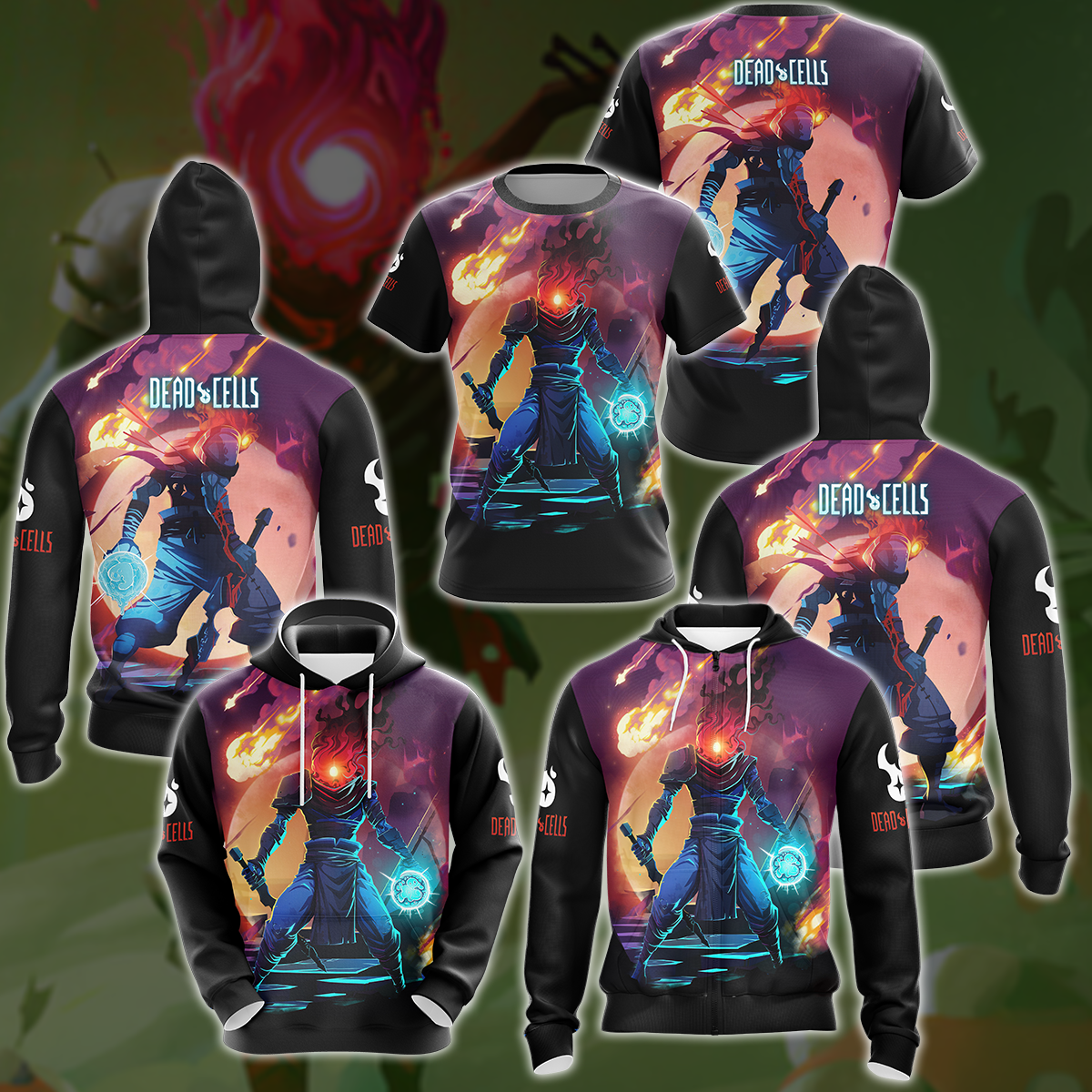 Dead Cells Video Game 3D All Over Printed T-shirt Tank Top Zip Hoodie Pullover Hoodie Hawaiian Shirt Beach Shorts Jogger