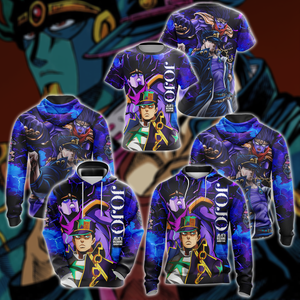 JoJo's Bizarre Adventure 3D All Over Print T-shirt Tank Top Zip Hoodie Pullover Hoodie Hawaiian Shirt Beach Shorts Jogger   