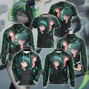 One Punch Man Tatsumaki 3D All Over Print T-shirt Tank Top Zip Hoodie Pullover Hoodie Hawaiian Shirt Beach Shorts Jogger   