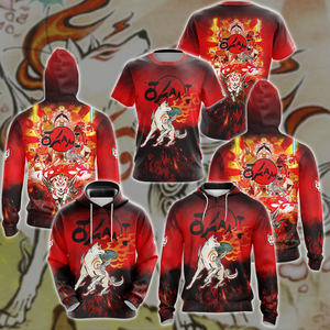 Okami Video Game 3D All Over Printed T-shirt Tank Top Zip Hoodie Pullover Hoodie Hawaiian Shirt Beach Shorts Jogger   