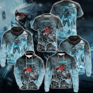 Metal Gear Rising Revengeance Video Game 3D All Over Print T-shirt Tank Top Zip Hoodie Pullover Hoodie Hawaiian Shirt Beach Shorts Jogger   