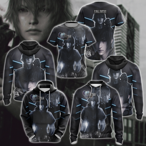 Final Fantasy XV Video Game 3D All Over Print T-shirt Tank Top Zip Hoodie Pullover Hoodie Hawaiian Shirt Beach Shorts Jogger   