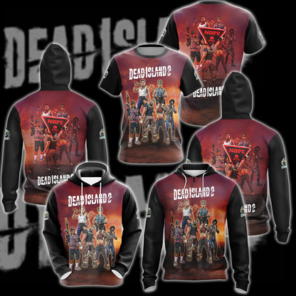 Dead Island 2 Video Game 3D All Over Printed T-shirt Tank Top Zip Hoodie Pullover Hoodie Hawaiian Shirt Beach Shorts Jogger