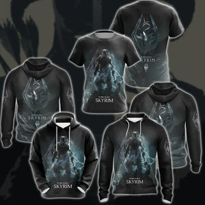 The Elder Scrolls V: Skyrim Video Game 3D All Over Printed T-shirt Tank Top Zip Hoodie Pullover Hoodie Hawaiian Shirt Beach Shorts Jogger   