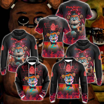 Five Nights at Freddy's: Security Breach Video Game 3D All Over Print T-shirt Tank Top Zip Hoodie Pullover Hoodie Hawaiian Shirt Beach Shorts Jogger
