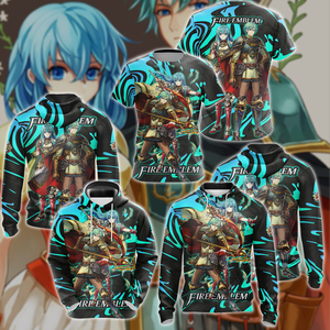 Fire Emblem Ephraim & Eirika Video Game 3D All Over Print T-shirt Tank Top Zip Hoodie Pullover Hoodie Hawaiian Shirt Beach Shorts Jogger   