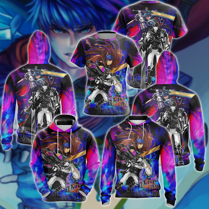 Fire Emblem: Path of Radiance - Ike Video Game 3D All Over Print T-shirt Tank Top Zip Hoodie Pullover Hoodie Hawaiian Shirt Beach Shorts Jogger