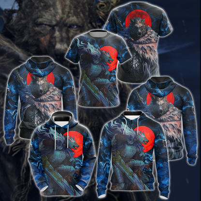 Elden Ring Blaidd Video Game 3D All Over Print T-shirt Tank Top Zip Hoodie Pullover Hoodie Hawaiian Shirt Beach Shorts Jogger