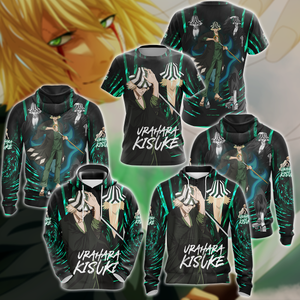 Bleach Kisuke Urahara Anime Manga 3D All Over Print T-shirt Tank Top Zip Hoodie Pullover Hoodie Hawaiian Shirt Beach Shorts Jogger   