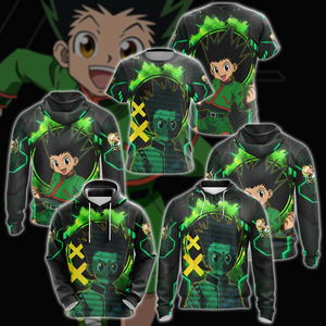 Hunter x Hunter Gon 3D All Over Print T-shirt Tank Top Zip Hoodie Pullover Hoodie Hawaiian Shirt Beach Shorts Jogger   