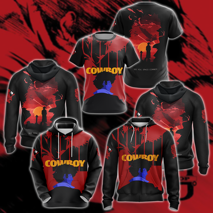 Cowboy Bebop 3D All Over Print T-shirt Tank Top Zip Hoodie Pullover Hoodie Hawaiian Shirt Beach Shorts Jogger