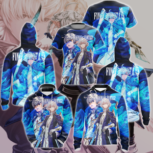 Final Fantasy XIV Alphinaud Video Game 3D All Over Print T-shirt Tank Top Zip Hoodie Pullover Hoodie Hawaiian Shirt Beach Shorts Jogger   