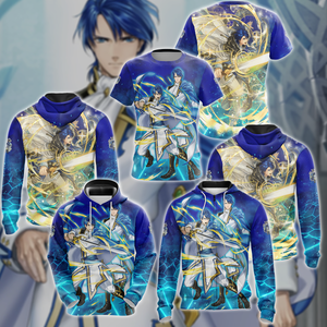 Fire Emblem Sigurd Video Game 3D All Over Print T-shirt Tank Top Zip Hoodie Pullover Hoodie Hawaiian Shirt Beach Shorts Jogger   