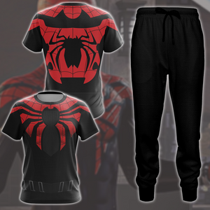 Spider-Man 2 Peter Parker Superior Suit Cosplay Video Game All Over Printed T-shirt Tank Top Zip Hoodie Pullover Hoodie Hawaiian Shirt Beach Shorts Joggers   