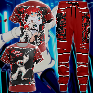 Persona 5 Strikers Sophia Video Game 3D All Over Print T-shirt Tank Top Zip Hoodie Pullover Hoodie Hawaiian Shirt Beach Shorts Jogger   