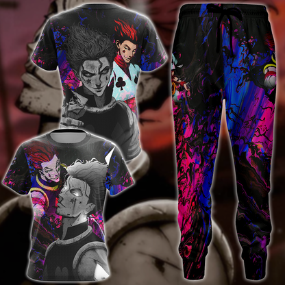 Hunter x Hunter Hisoka 3D All Over Print T-shirt Tank Top Zip Hoodie Pullover Hoodie Hawaiian Shirt Beach Shorts Jogger