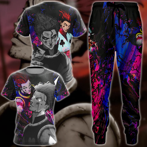 Hunter x Hunter Hisoka 3D All Over Print T-shirt Tank Top Zip Hoodie Pullover Hoodie Hawaiian Shirt Beach Shorts Jogger   