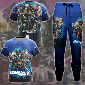 Danganronpa 3 Video Game All Over Printed T-shirt Tank Top Zip Hoodie Pullover Hoodie Hawaiian Shirt Beach Shorts Joggers   