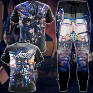 Astral Chain Video Game 3D All Over Printed T-shirt Tank Top Zip Hoodie Pullover Hoodie Hawaiian Shirt Beach Shorts Jogger   