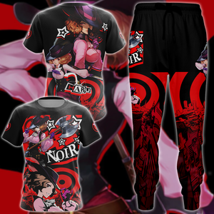 Persona 5 Strikers Haru Okumura Video Game 3D All Over Print T-shirt Tank Top Zip Hoodie Pullover Hoodie Hawaiian Shirt Beach Shorts Jogger   