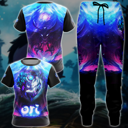 Ori and the Will of the Wisps Video Game 3D All Over Printed T-shirt Tank Top Zip Hoodie Pullover Hoodie Hawaiian Shirt Beach Shorts Jogger