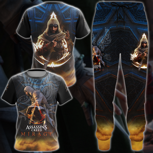 Assassin's Creed Mirage Video Game All Over Printed T-shirt Tank Top Zip Hoodie Pullover Hoodie Hawaiian Shirt Beach Shorts Joggers   