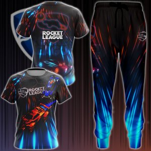 Rocket League Video Game 3D All Over Print T-shirt Tank Top Zip Hoodie Pullover Hoodie Hawaiian Shirt Beach Shorts Jogger   