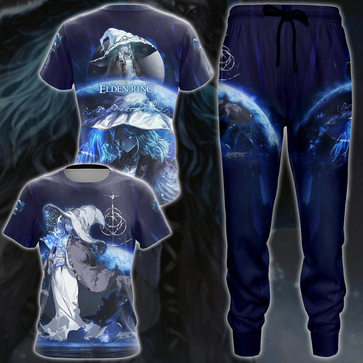 Elden Ring Ranni The Witch Video Game 3D All Over Printed T-shirt Tank Top Zip Hoodie Pullover Hoodie Hawaiian Shirt Beach Shorts Jogger