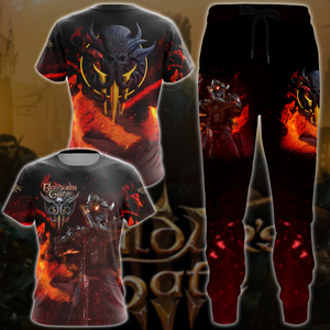 Baldur's Gate 3 Video Game All Over Printed T-shirt Tank Top Zip Hoodie Pullover Hoodie Hawaiian Shirt Beach Shorts Joggers   