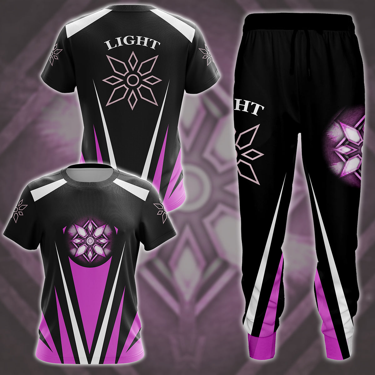 Digimon Crest Of Light Video Game All Over Printed T-shirt Tank Top Zip Hoodie Pullover Hoodie Hawaiian Shirt Beach Shorts Joggers