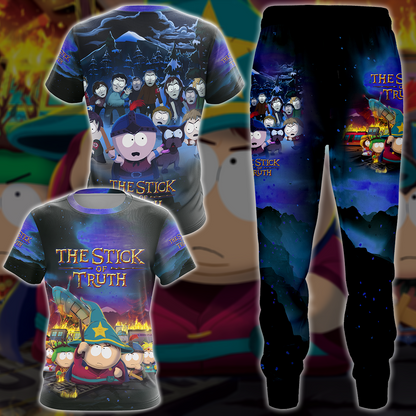 The Stick of Truth Video Game All-Over T-shirt Hoodie Tank Top Hawaiian Shirt Beach Shorts Joggers