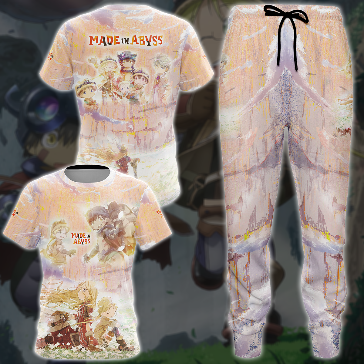 Made in Abyss Anime Manga 3D All Over Print T-shirt Tank Top Zip Hoodie Pullover Hoodie Hawaiian Shirt Beach Shorts Jogger