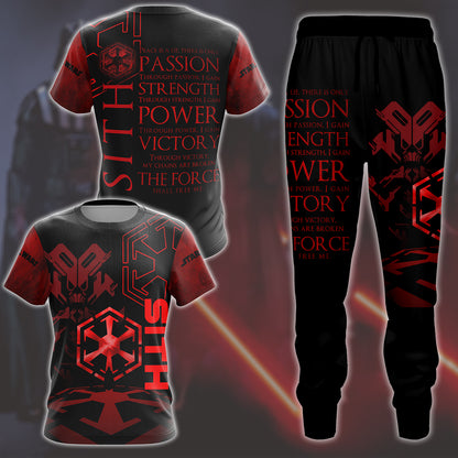 Star Wars Sith Code Unisex 3D T-shirt