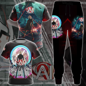 AI: The Somnium Files Video Game All Over Printed T-shirt Tank Top Zip Hoodie Pullover Hoodie Hawaiian Shirt Beach Shorts Joggers   