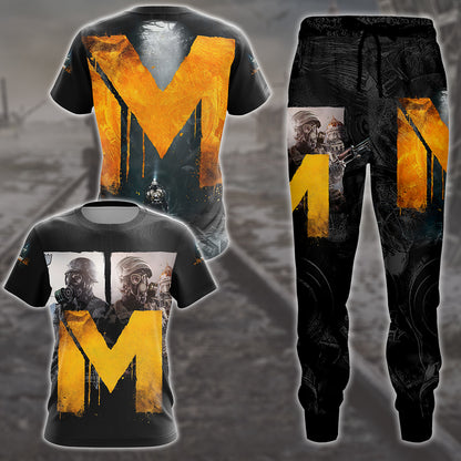 Metro: Last Light Redux Video Game All Over Printed T-shirt Tank Top Zip Hoodie Pullover Hoodie Hawaiian Shirt Beach Shorts Joggers