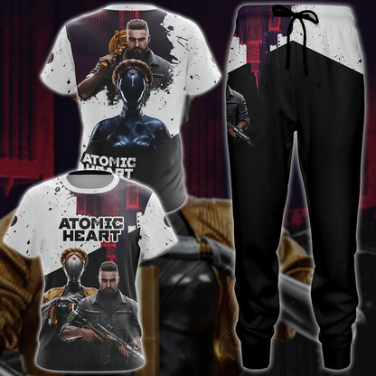 Atomic Heart Video Game 3D All Over Printed T-shirt Tank Top Zip Hoodie Pullover Hoodie Hawaiian Shirt Beach Shorts Jogger