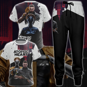 Atomic Heart Video Game 3D All Over Printed T-shirt Tank Top Zip Hoodie Pullover Hoodie Hawaiian Shirt Beach Shorts Jogger   