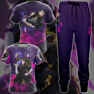 Bayonetta 3 Video Game 3D All Over Print T-shirt Tank Top Zip Hoodie Pullover Hoodie Hawaiian Shirt Beach Shorts Jogger   