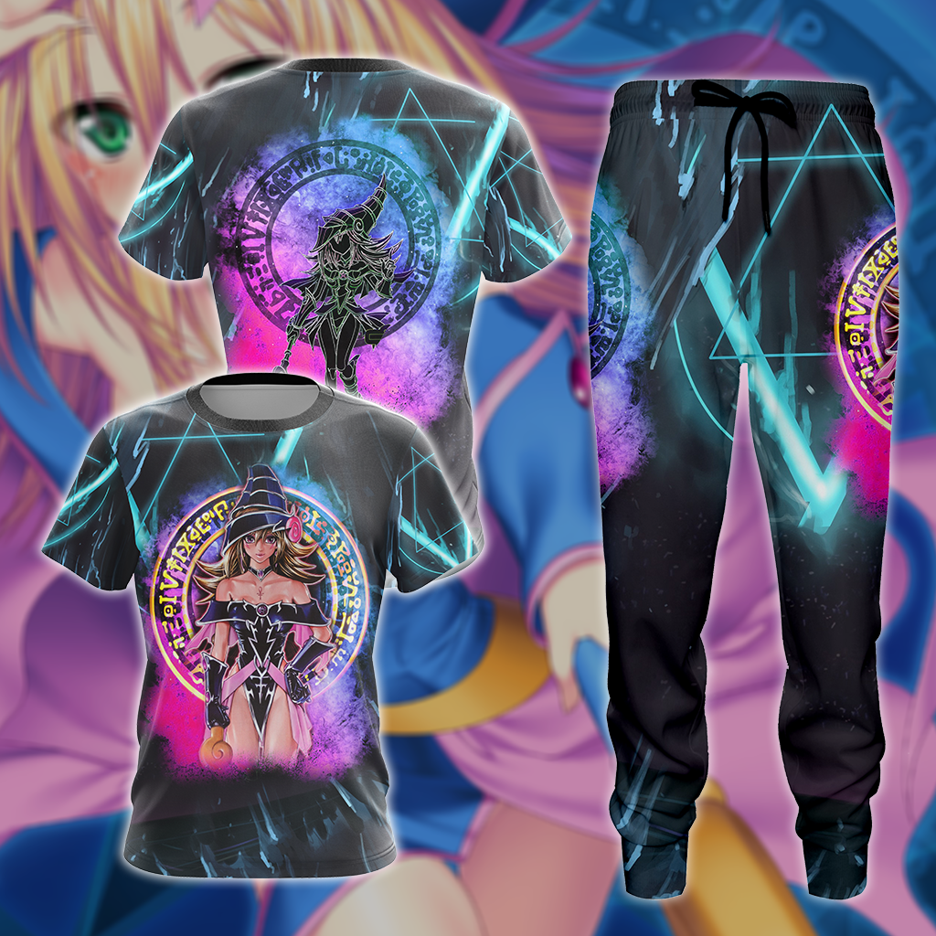 Yu-gi-oh! Dark Magician Girl 3D All Over Print T-shirt Tank Top Zip Hoodie Pullover Hoodie Hawaiian Shirt Beach Shorts Jogger